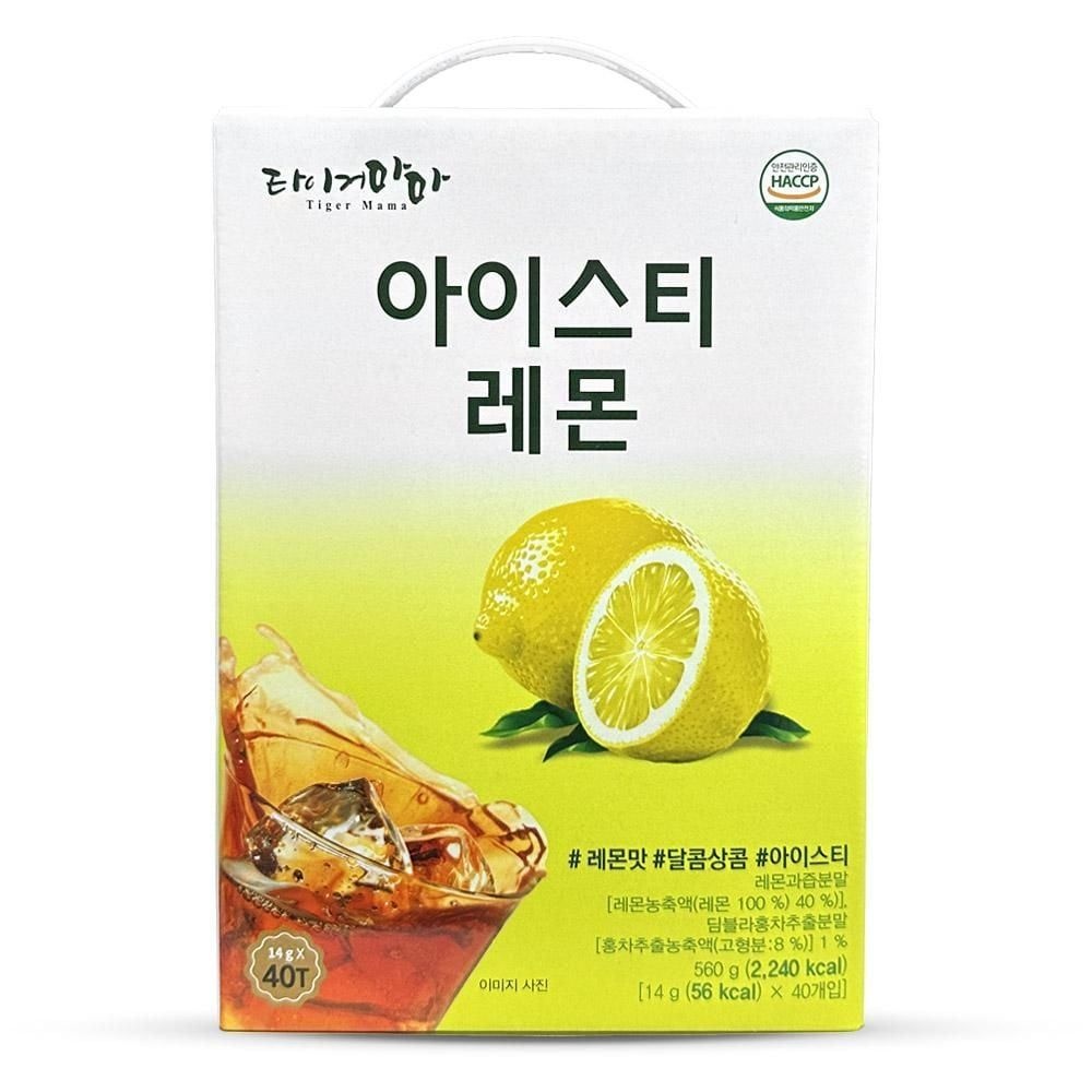 담터 타이거마마 달콤상콤 레몬 홍차 아이스티 14g 40T