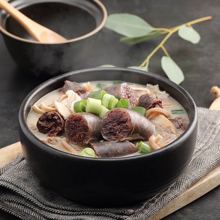 [딜크릿][작심밀도]병천아우내 순대국밥세트 4인(육수600g x 2팩+야채순대국밥고기320g x 2팩 외 : 롯데ON