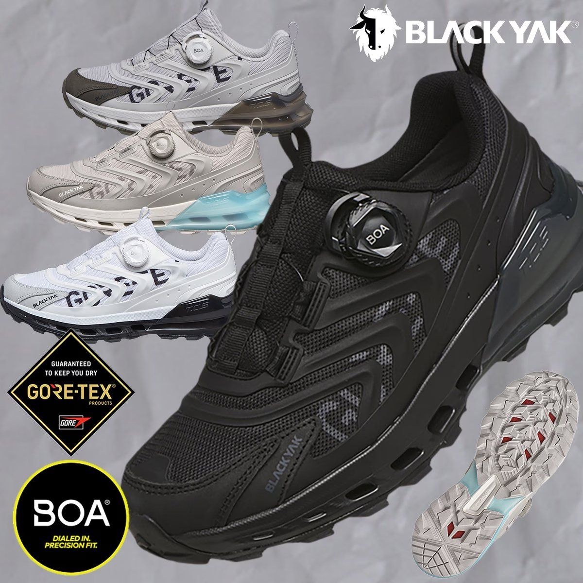 블랙야크 등산화 [정상가 259,000] 남성/여성 공용 343 아크 GTX 시리즈 2종 고어텍스