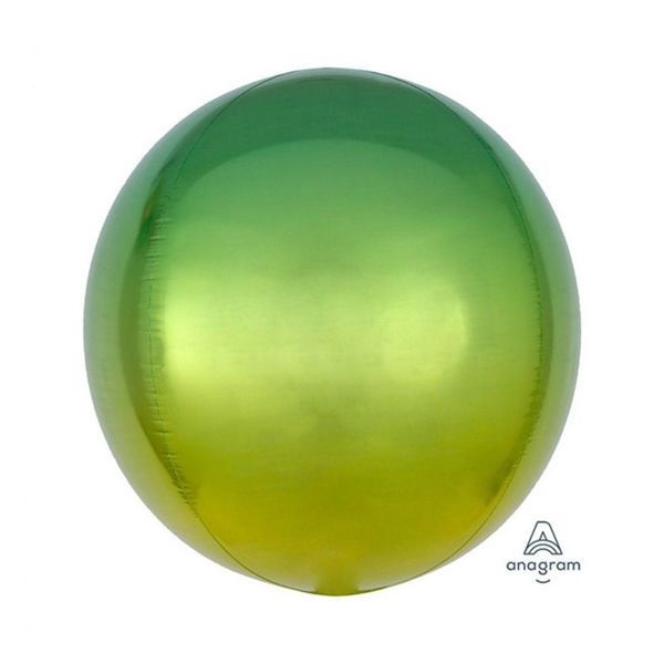 알티피아 [하프클럽]PWM - DK 오브옹브레은박풍선(옐로우그린) 생일 풍선