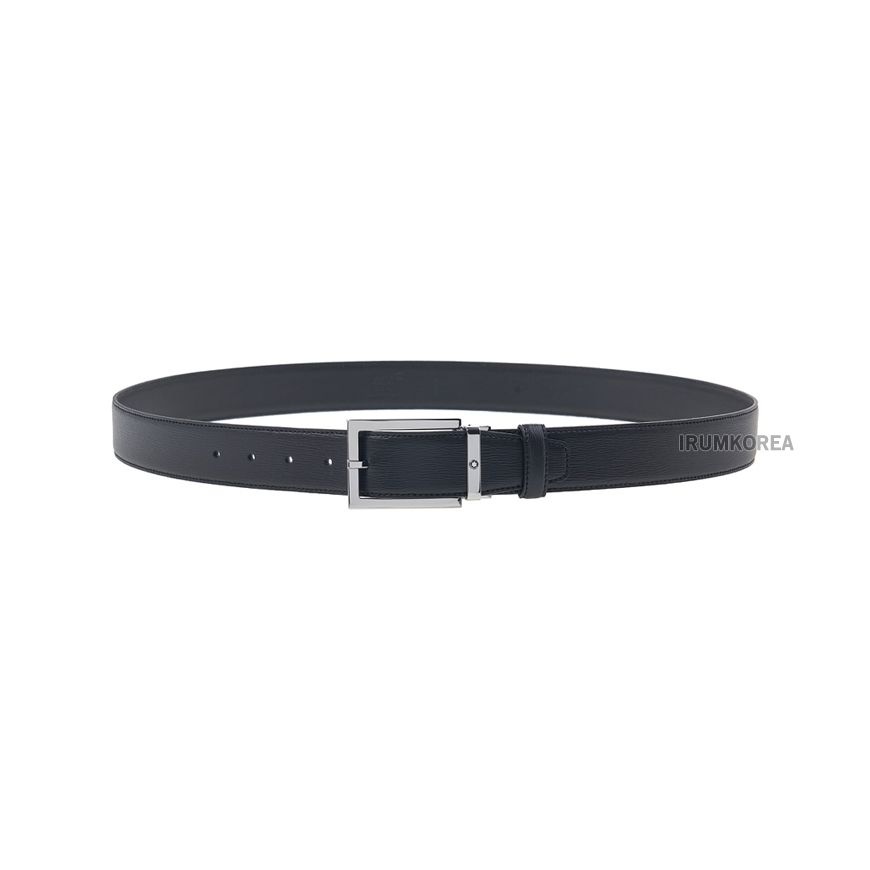몽블랑 [라벨루쏘] SS25 남성 블랙 컬러 벨트 114435 BLACK
