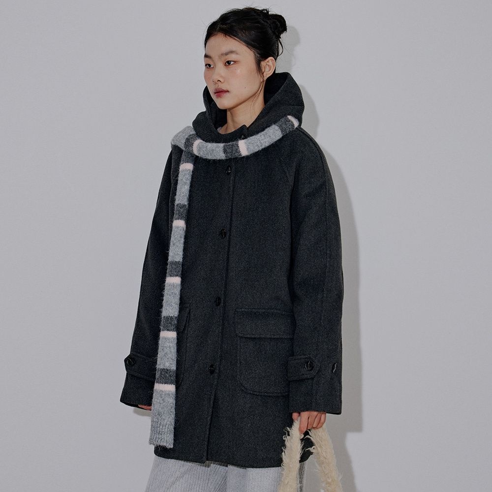 (현대Hmall) [탑걸] 오버핏후드퀄팅하프코트_T521OT825