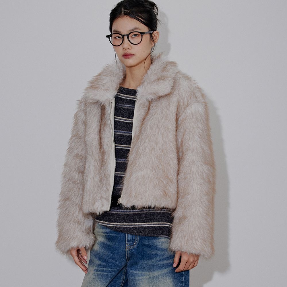 (현대Hmall) [탑걸] 믹스페이크퍼누빔자켓_T523OT819