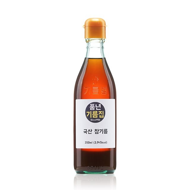 [온누리상품] 풍년기름집 백년가게 풍년기름집 Since1986 국산참기름 350ml