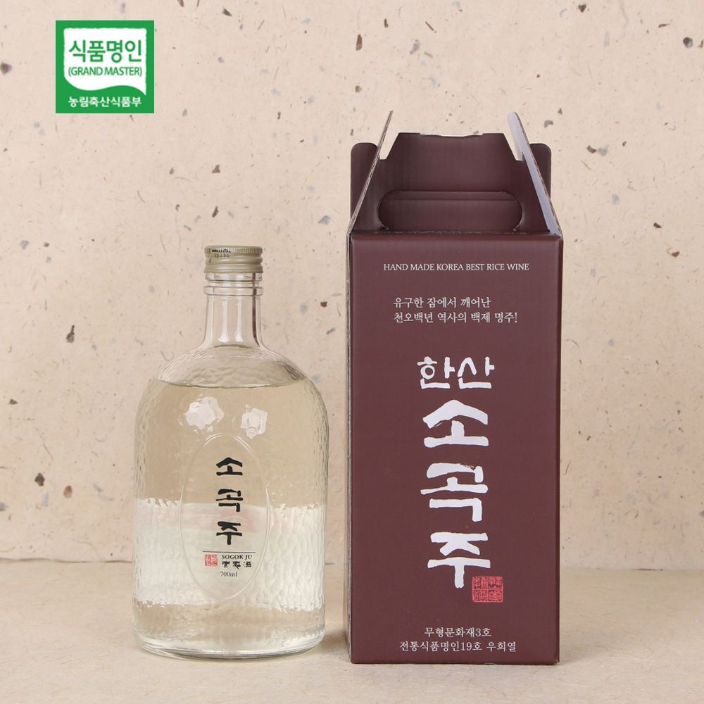 한산소곡주 우희열 명인 불소곡주 700ml(43%)