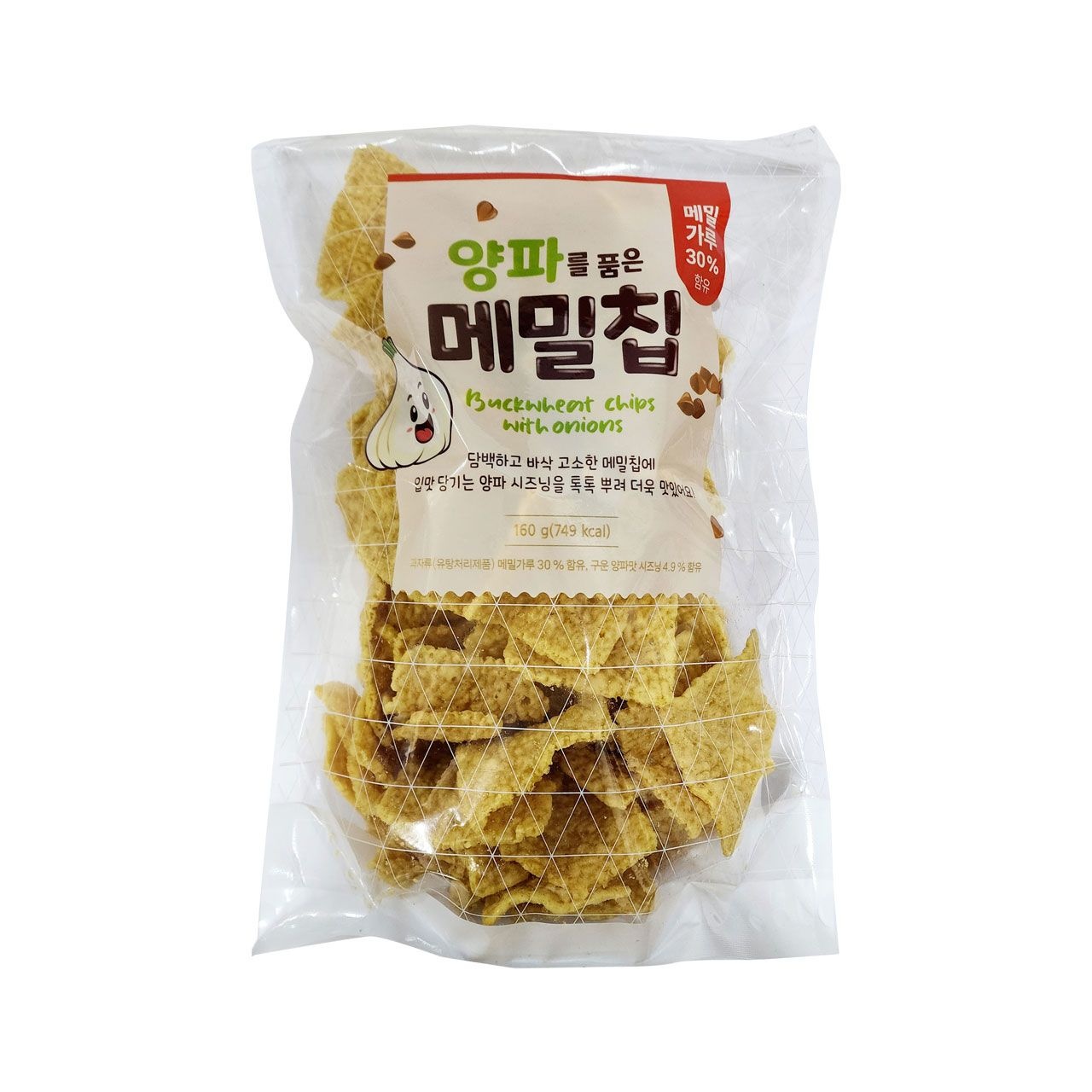 [온누리상품] 양파를 품은 메밀칩 160g