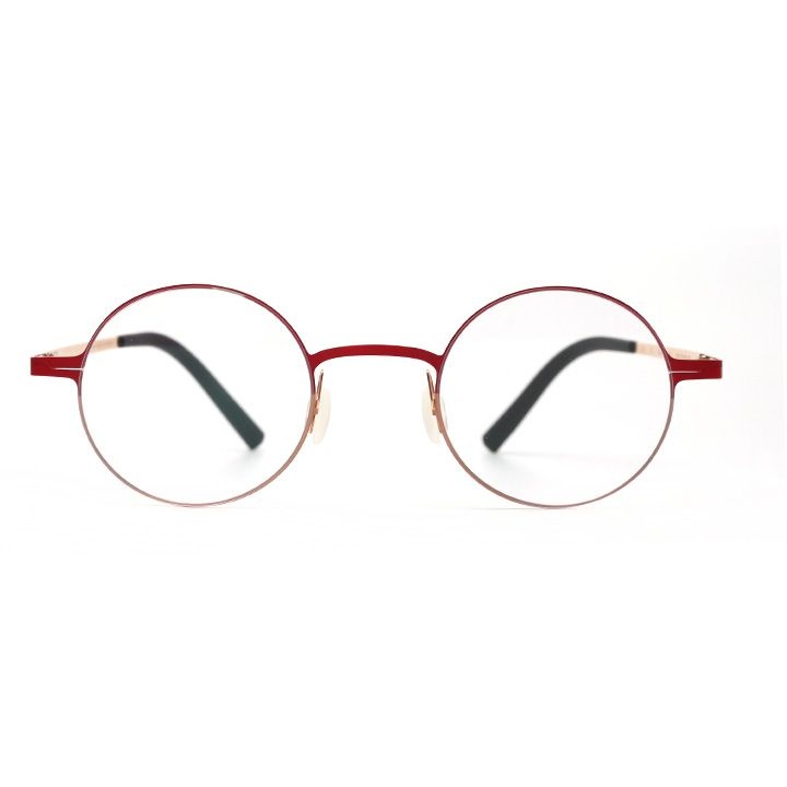 니로 NIA72202HT-BP 45mm  니로 안경 NIRO 가벼운 데일리 스테인레스 동그란 안경테