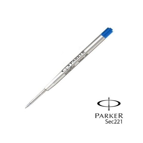 뽀띠나 파카 Quink 정품 0.8mm 파란색 퀸크 볼펜심 잉크 리필 교체 전용 공부 생일 교환 학생