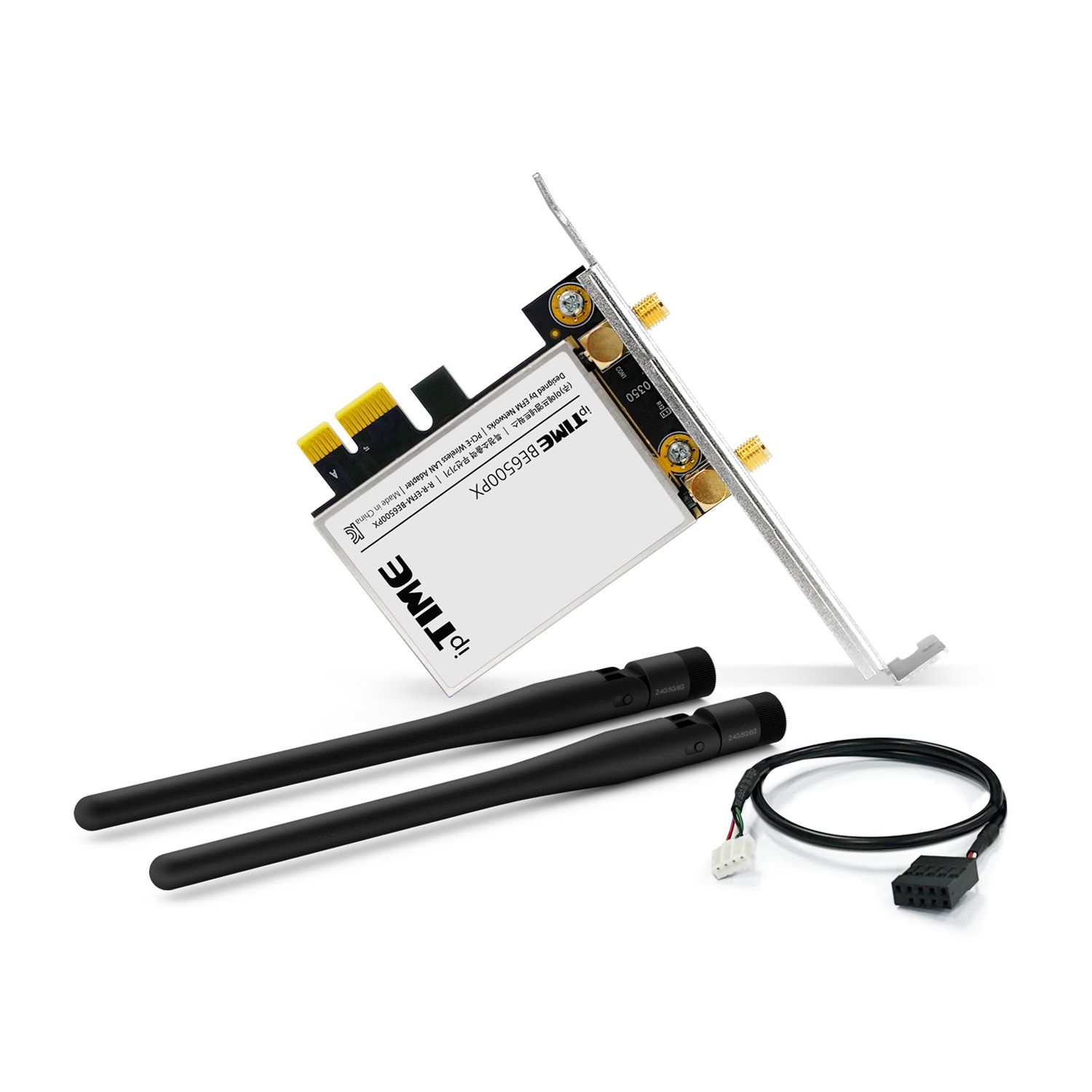 [오늘출발] IPTIME BE6500PX 무선 인터넷 와이파이 7 PCI-Ex 무선 랜카드