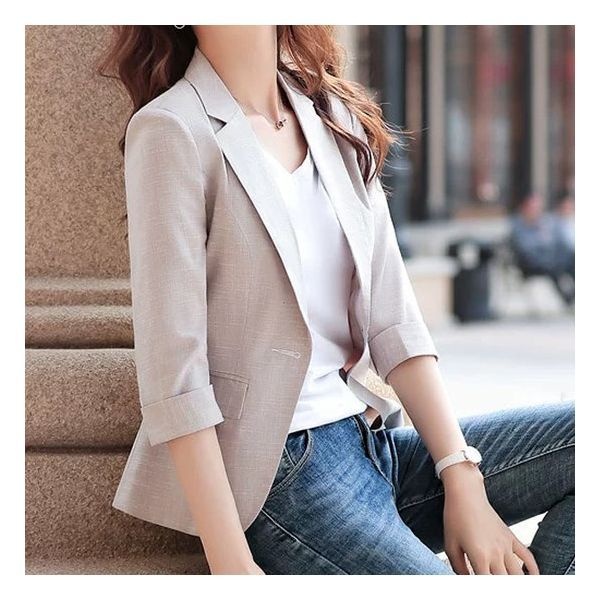 블랙퀸 블랙퀸 마감할인 여름 테일러드 숏자켓 blk001431