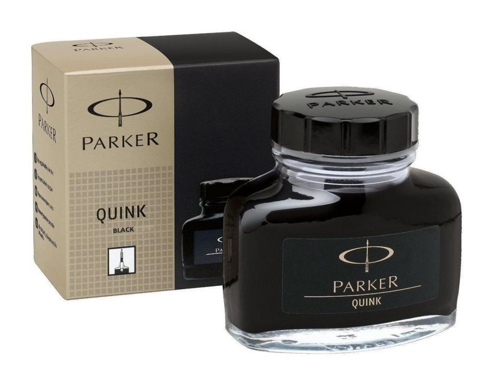 뽀띠나 파카 검은색 병 잉크 만년필 정품 PARKER BLACK 새 새학기 입학 졸업 만우절 개천절