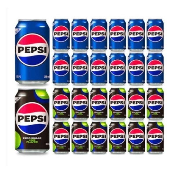 펩시콜라 오리지널 12캔 제로슈거 라임 12캔 355ml 24캔 업소...