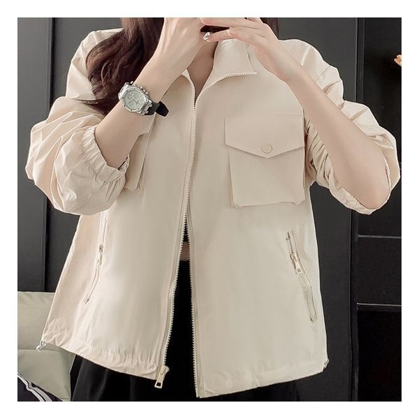 블랙퀸 블랙퀸 마감할인 투포켓바람막이점퍼 blk001191