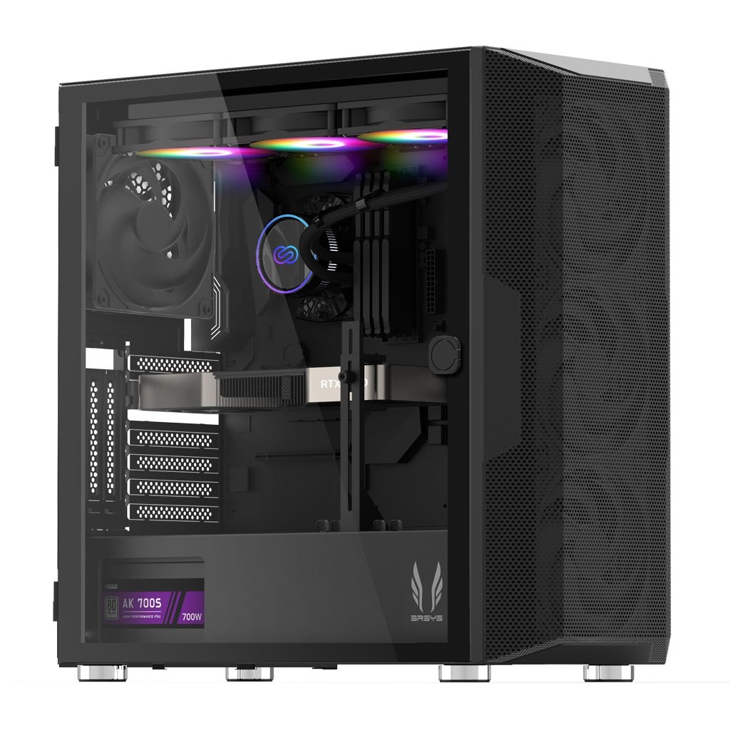 3RSYS L600 Quiet 데스크탑 PC케이스 블랙