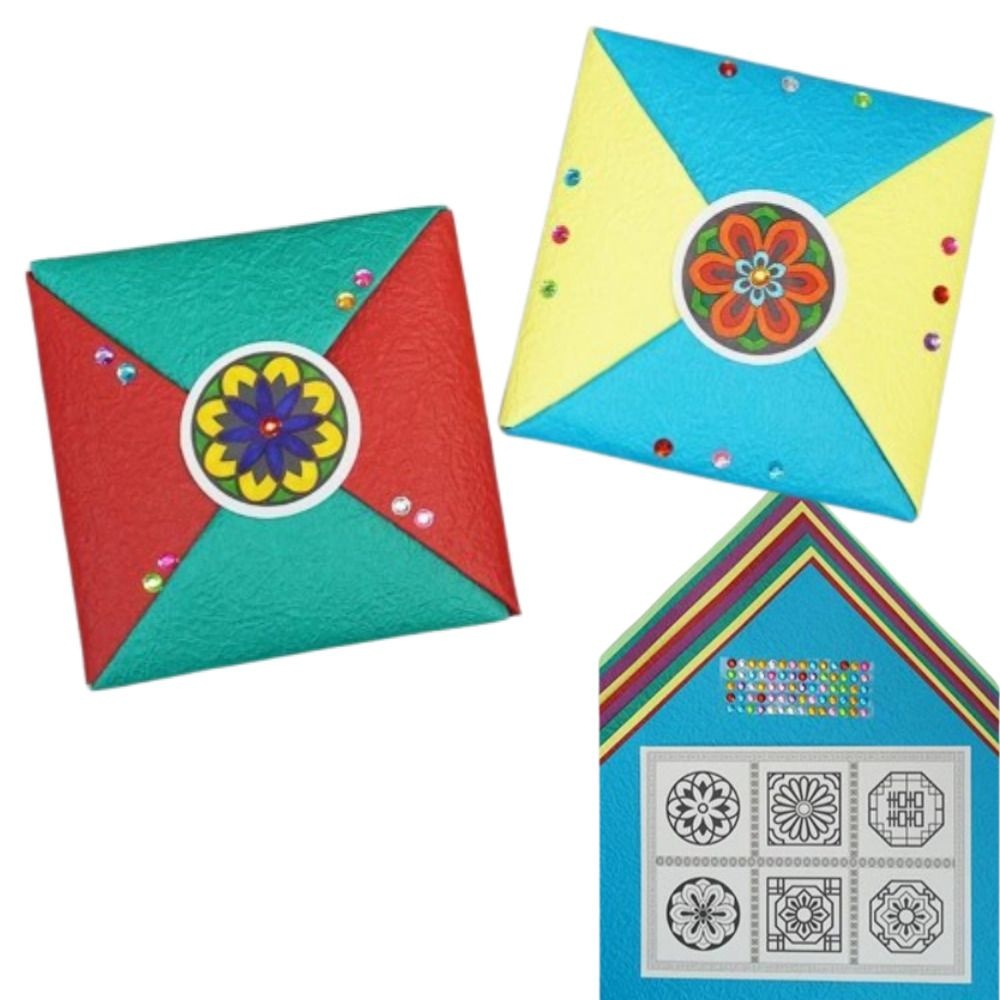 5set 전통놀이 딱지만들기 딱지접기 스티커 우리나라 명절 학교