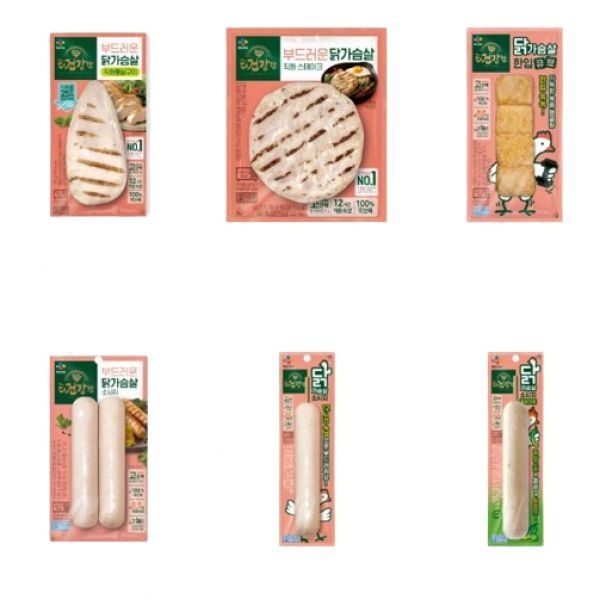 더건강한 닭가슴살 7개 택1 페퍼 훈제 통살 스테이크 소시지
