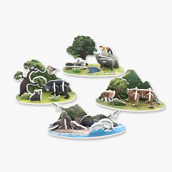 모또퍼즐 모또 환경교육 멸종위기 동물 우리나라 3D입체퍼즐