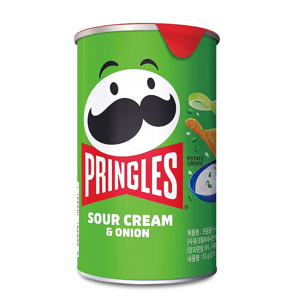 프링글스 사워크림 어니언 미니 감자칩 53g 1개