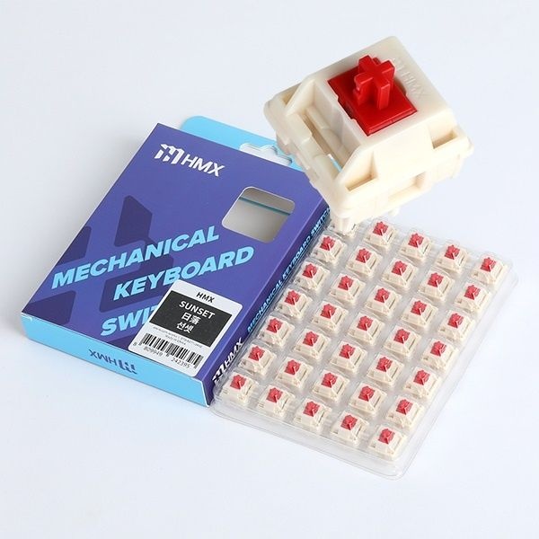 SPM HMX x SPM SUNSET 선셋 리니어 기계식 키보드 저소음 스위치 5핀 105개 패키지