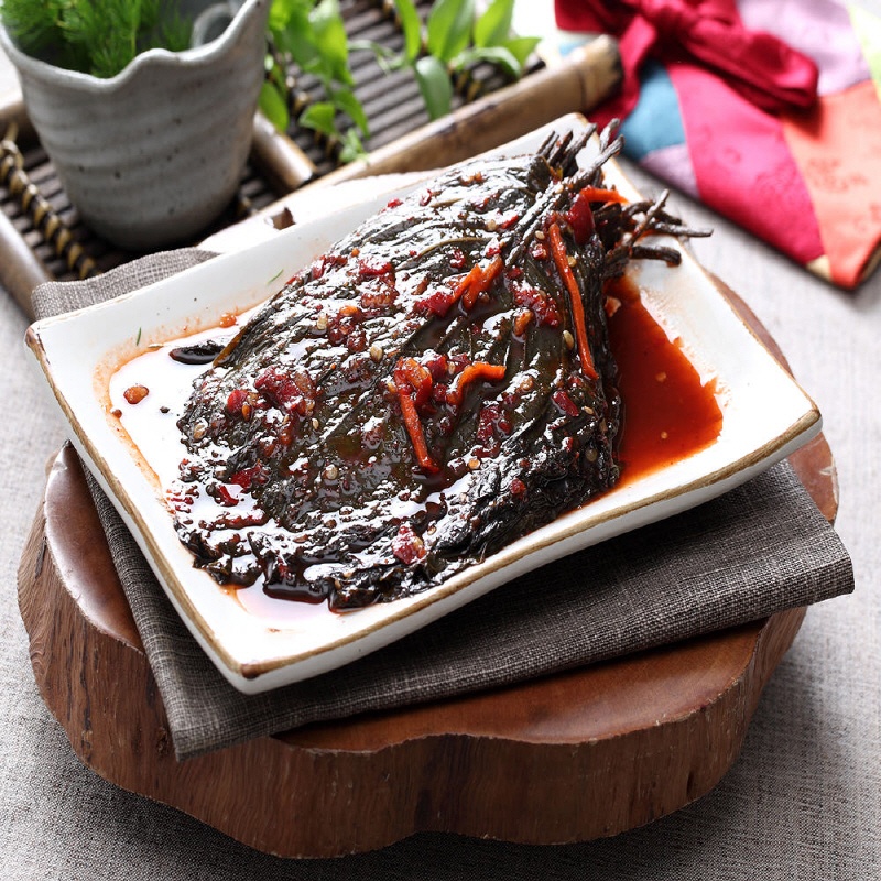 또밥찬 반찬단지 깻잎무침 4kg 대용량 양념깻잎