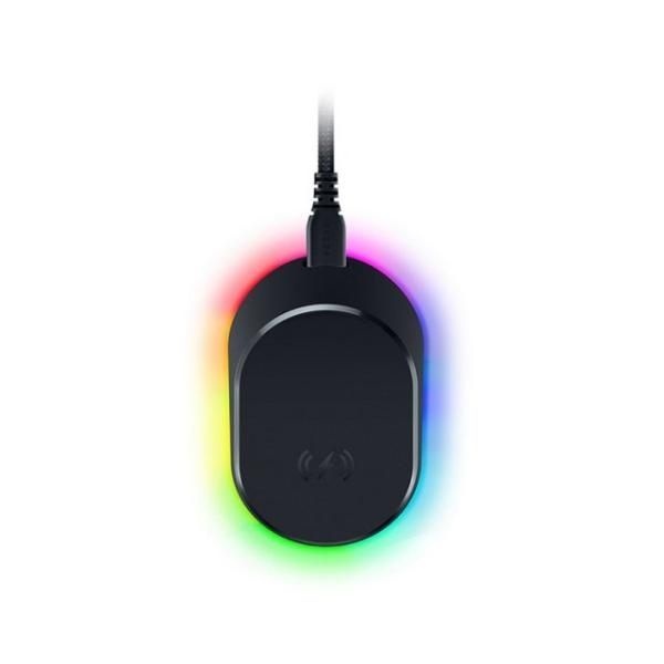 RAZER 마우스 충전독, Mouse Dock Pro 마우스 독 프로 웨이코스정품 블랙 USB