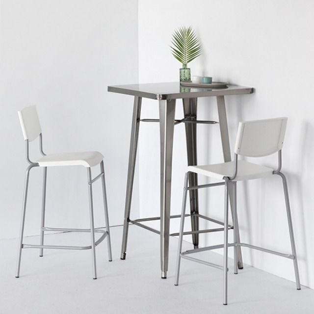 UnKnown 600 빈티지바테이블 SM B1101 60 + DROG 바스툴 2개 2인세트 당일발송