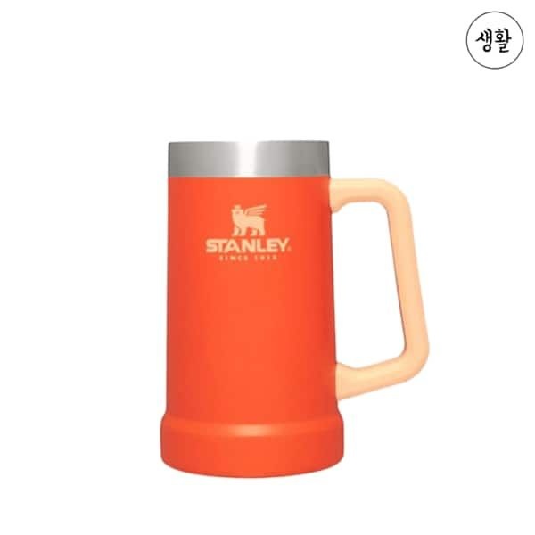 스탠리 텀블러 어드벤처 빅 그립 비어스타인 709ml 타이거릴리1949057