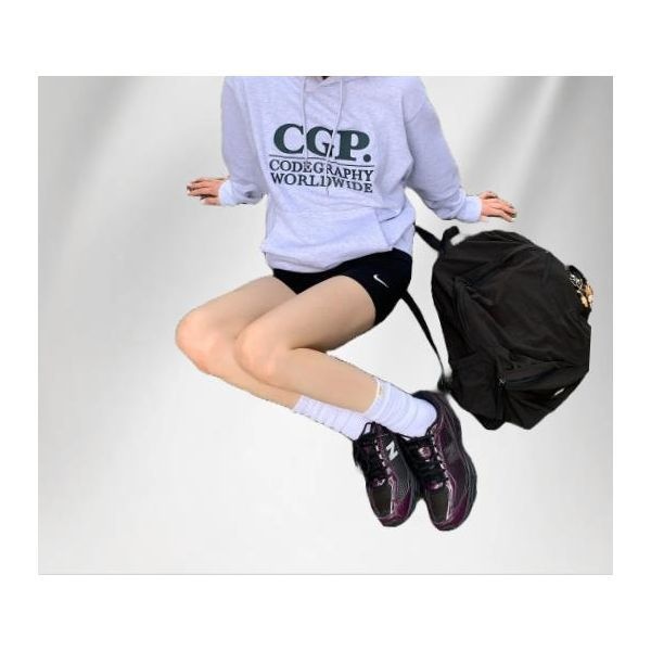 스퀘어 로고 후디_멜란지그레이 976570 CGP