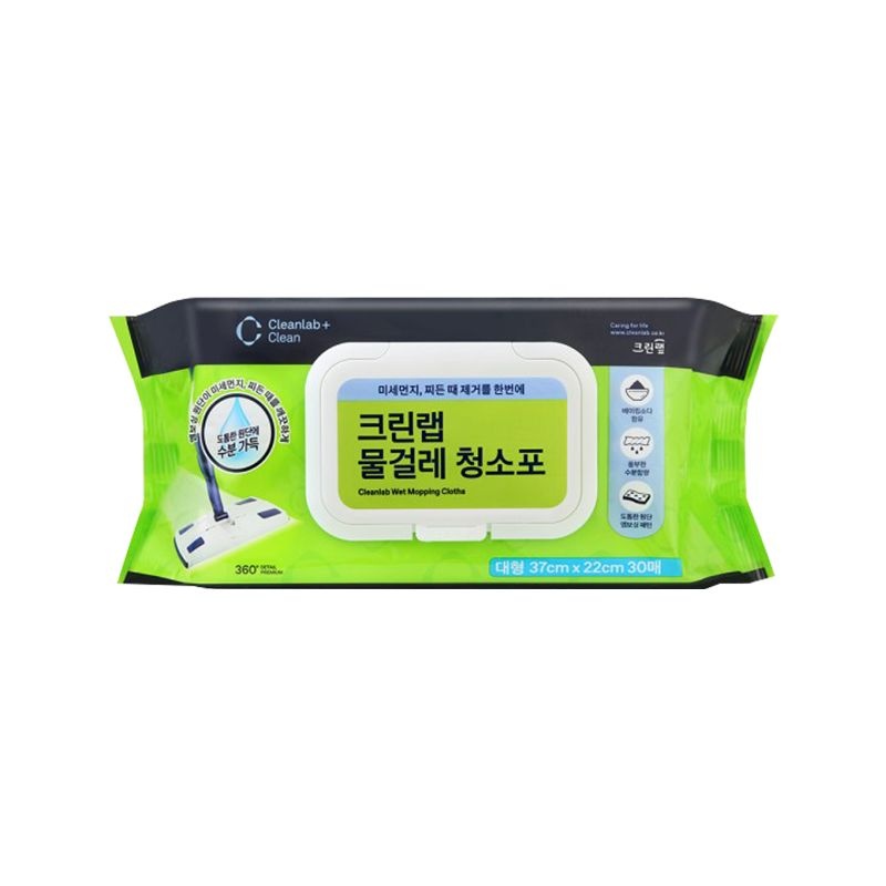 크린랲 물걸레 청소포 대형 30매 2개