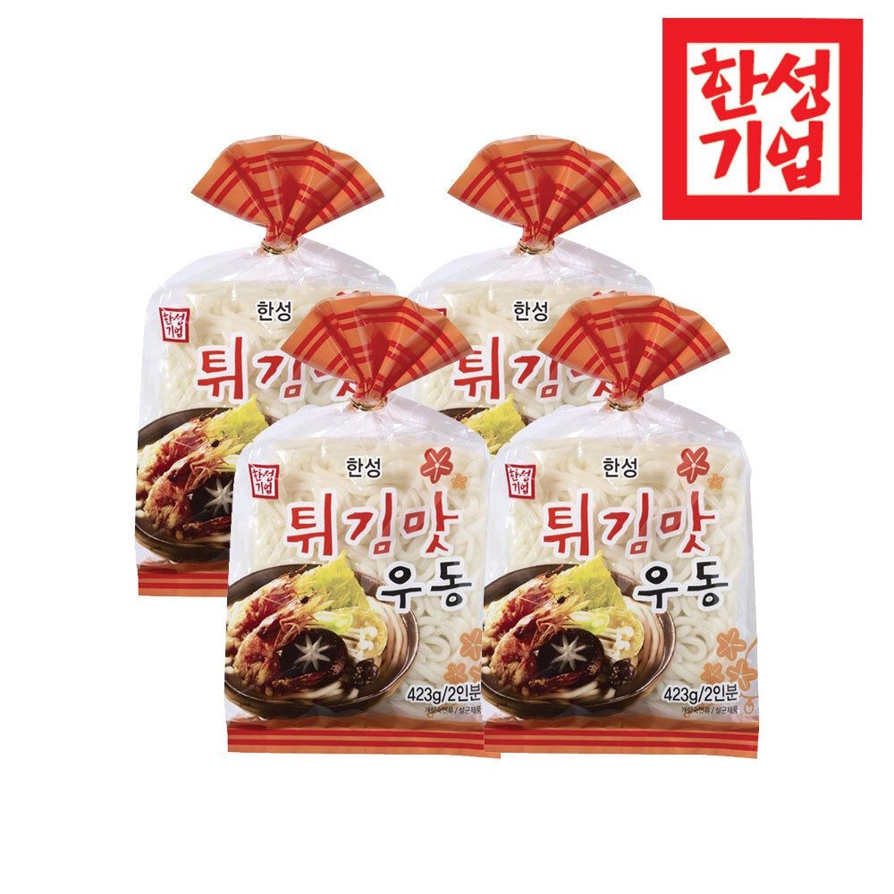 한성기업 튀김맛 우동 423g(2인분) X 4개