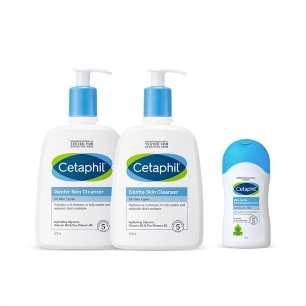세타필 젠틀 스킨 클렌저 473ml x 2 + 바디워시 50ml