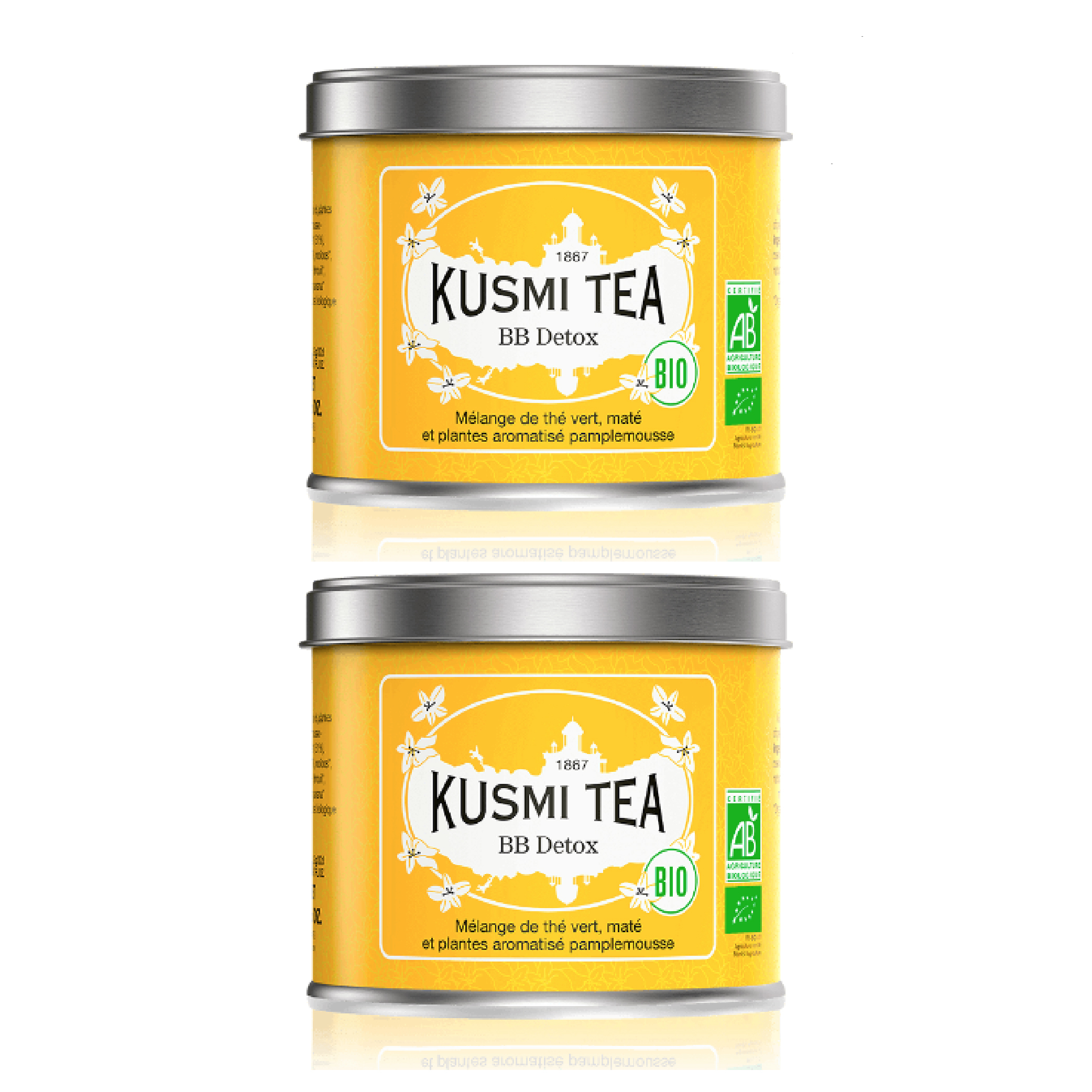 [해외] 쿠스미티 KUSMI TEA bb 데톡스 100g x 2 프랑스 유기농 차