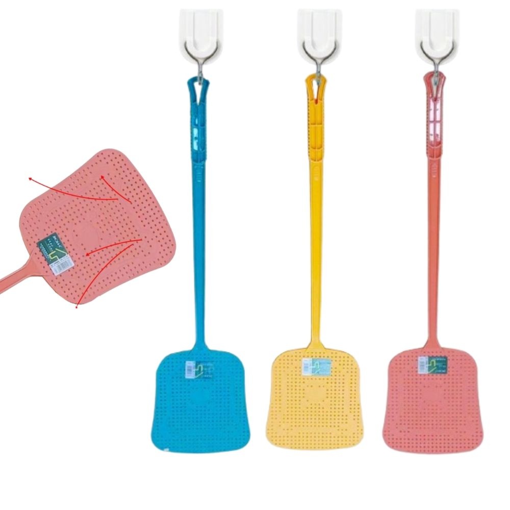 ETN OEM 예쁜컬러 파리채 여름철 모기 날파리 해충퇴치 야외 벌레박멸 피크닉 차박 낚시