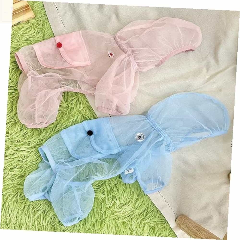 THEJINJEONG 패션독 안티버그넷올인원 중형견올인원 푸들여름옷 강아지해충방지옷