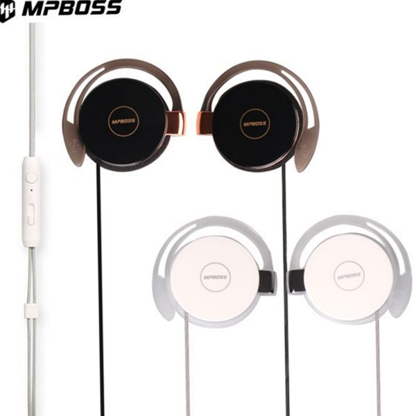 음악 스테레오 이어폰 귀걸이 유선 이어폰 마이크 볼륨 조절