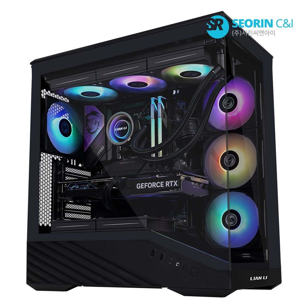 리안리 [서린공식] 리안리 Vector V100 ARGB 블랙