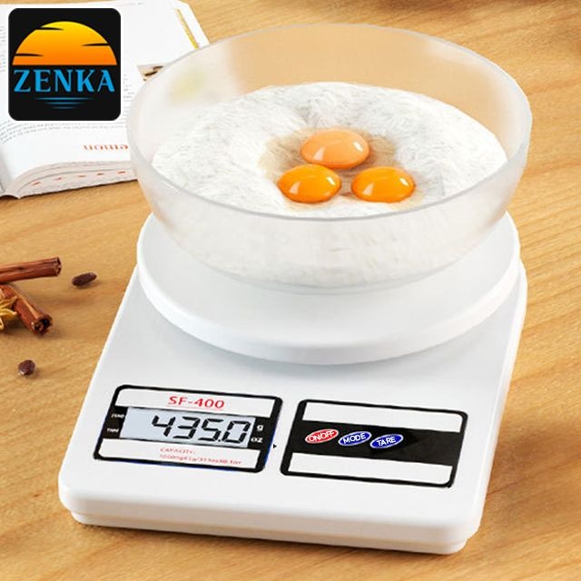 [별도표기][오늘출발] 젠카 디지털 전자 저울 이유식 계량 주방 요리용 베이킹 카페 커피 원두 미니 SF-400