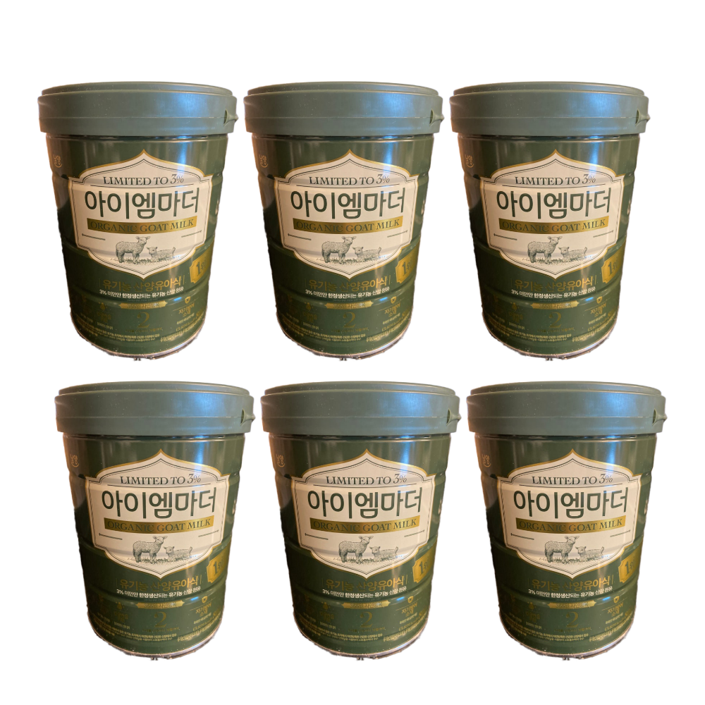 협력업체 아이엠마더 유기농 산양유아식 2단계 800g 6통