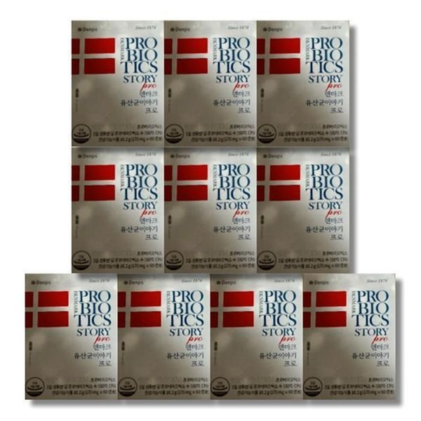 [하프클럽]덴프스 덴마크 유산균이야기 프로 170mg x 60캡슐 10박스