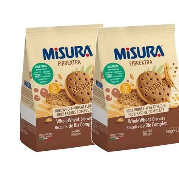 올가 미주라 통밀비스켓 (120g×2개) 240g 담백한 곡물과자 식사대용 어르신간식 건강한간식