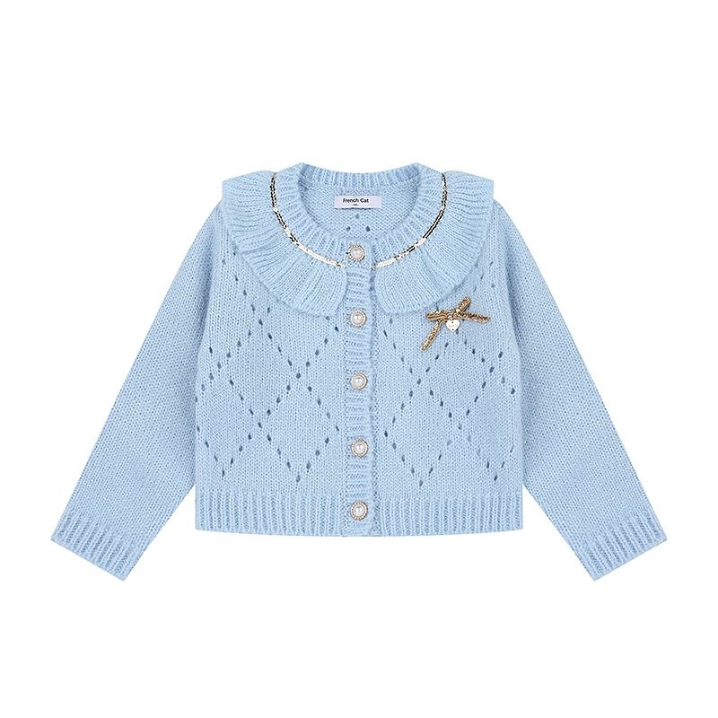 [롯데백화점] 프렌치캣 L/BL 니트 가디건(Q56DAW011) LE1220660504