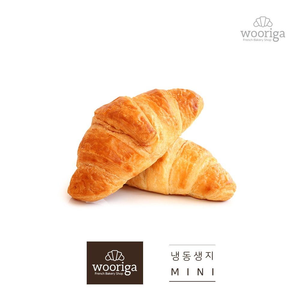 프랑스 브리도 미니 크로와상 25g 25개 냉동생지 냉동빵