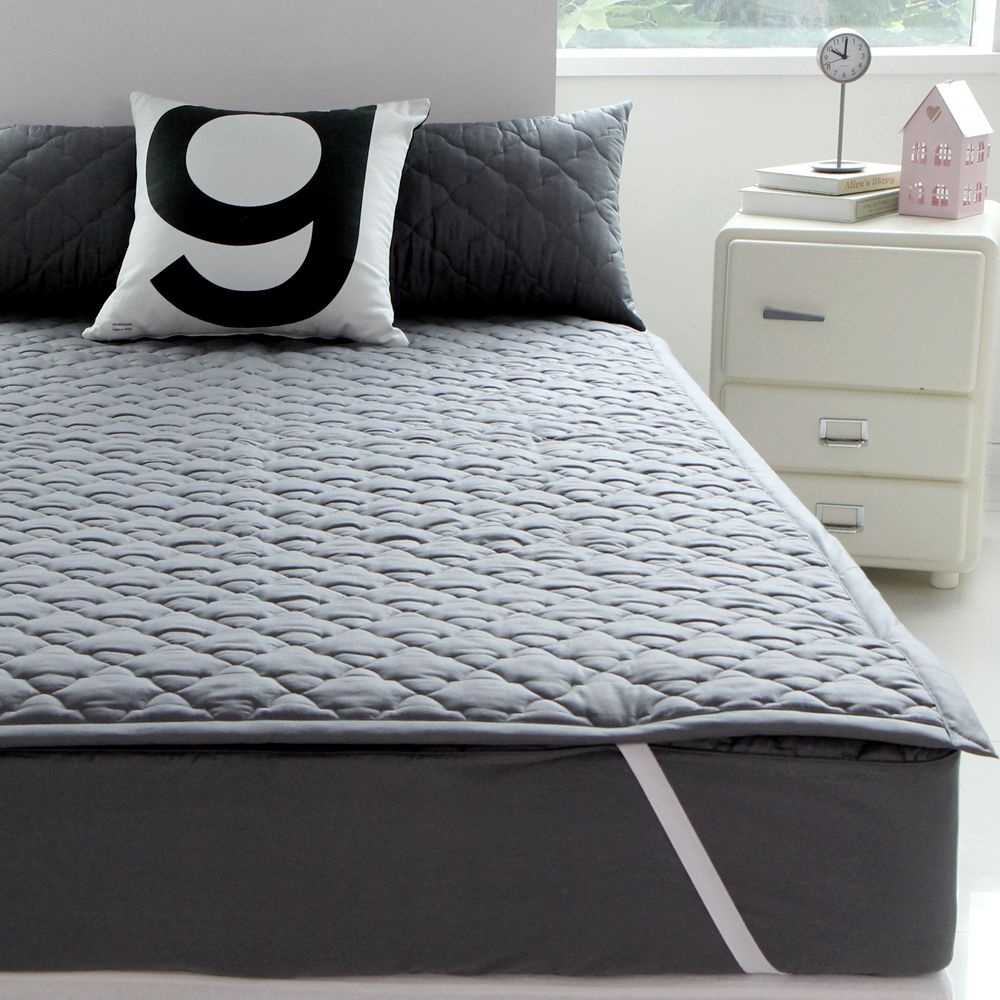 순면누빔 고정밴드 침대패드 슈퍼싱글 SS 110x200