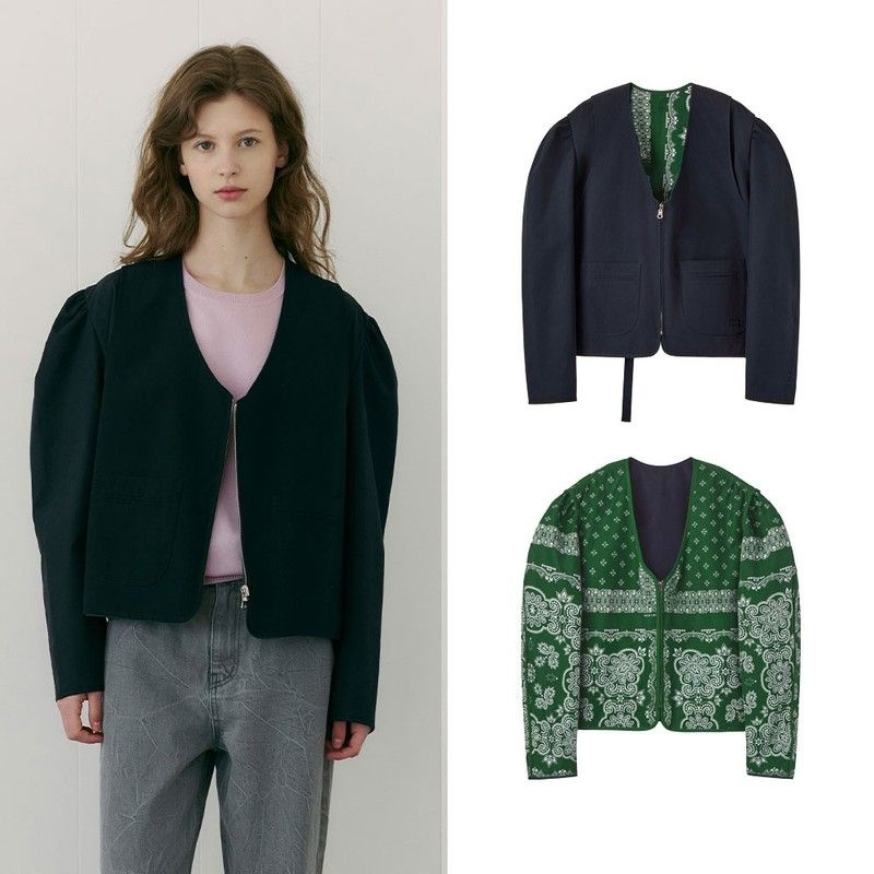 보카바카 최초가 299,000원Reversible Paisley Weekend Jacket Navy