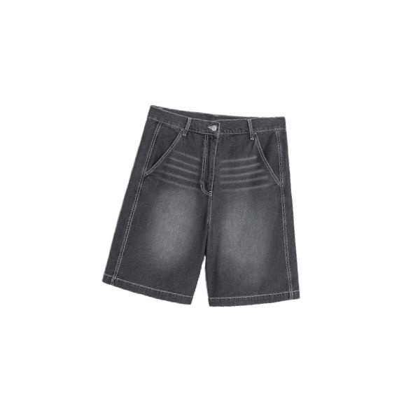 <매장정품> 8SECONDS 에잇세컨즈 버뮤다 브러쉬 데님 쇼츠 애쉬 265725CPY4 697213