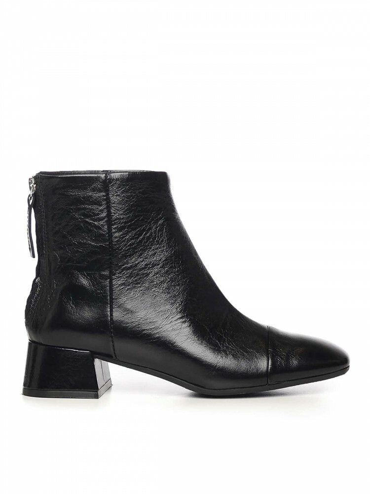 [관부가세포함] 라프리마 CARMENS 여성 앵클 부츠 로즈 백 페이턴트 레더 A54308NERO 블랙 /8