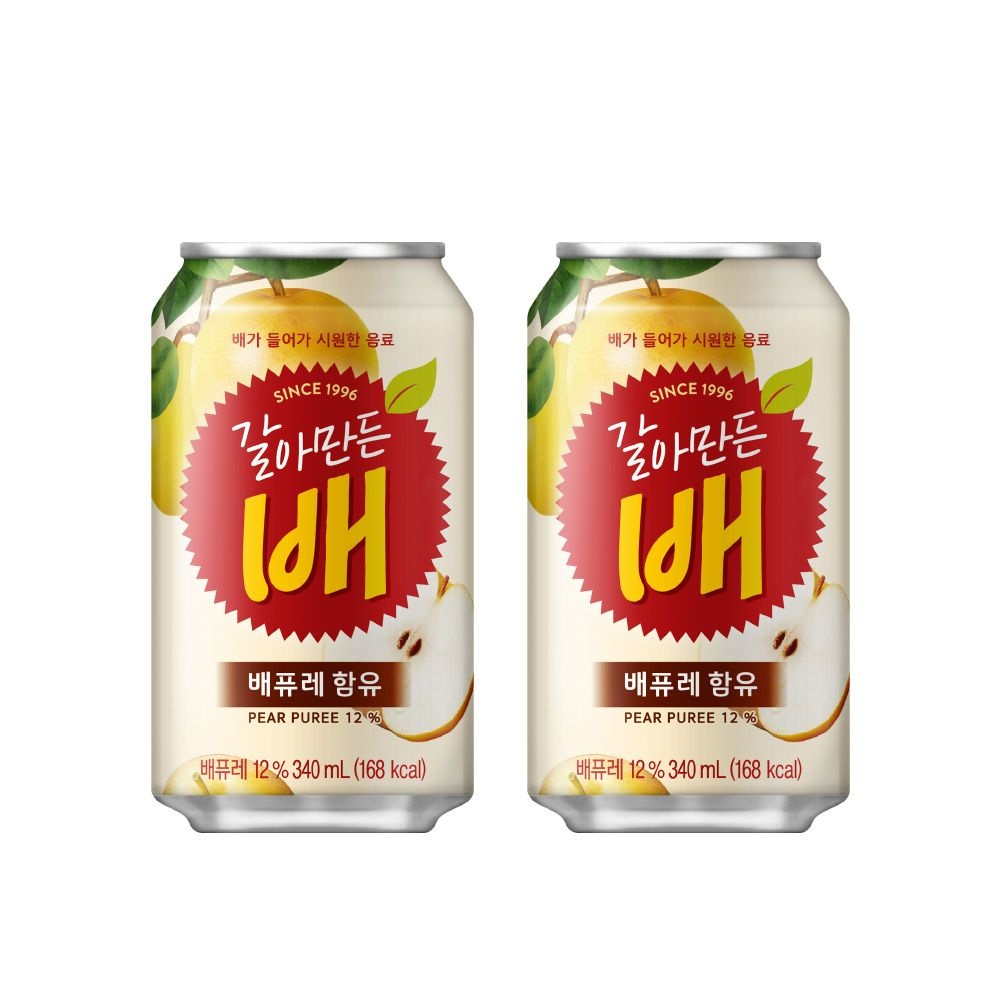 (본사직영) 갈아만든배 340ml 24개
