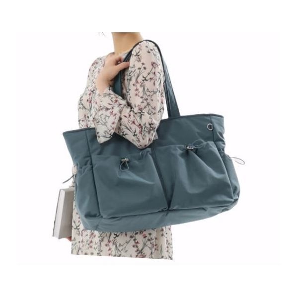 COZYCOMMA 17포켓의 나일론 보부상가방_코지백 [그레이시 블루] CCSHCB005 304121 [매장상품]