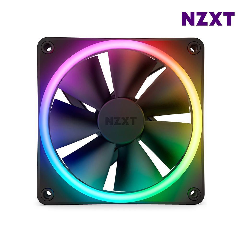 NZXT F120 RGB DUO 블랙 케이스팬 시스템팬 120mm