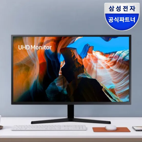 삼성전자 U32J590 32인치 UHD 4K 초고해상도 광시야각 모니터 LU32J590UQKXKR